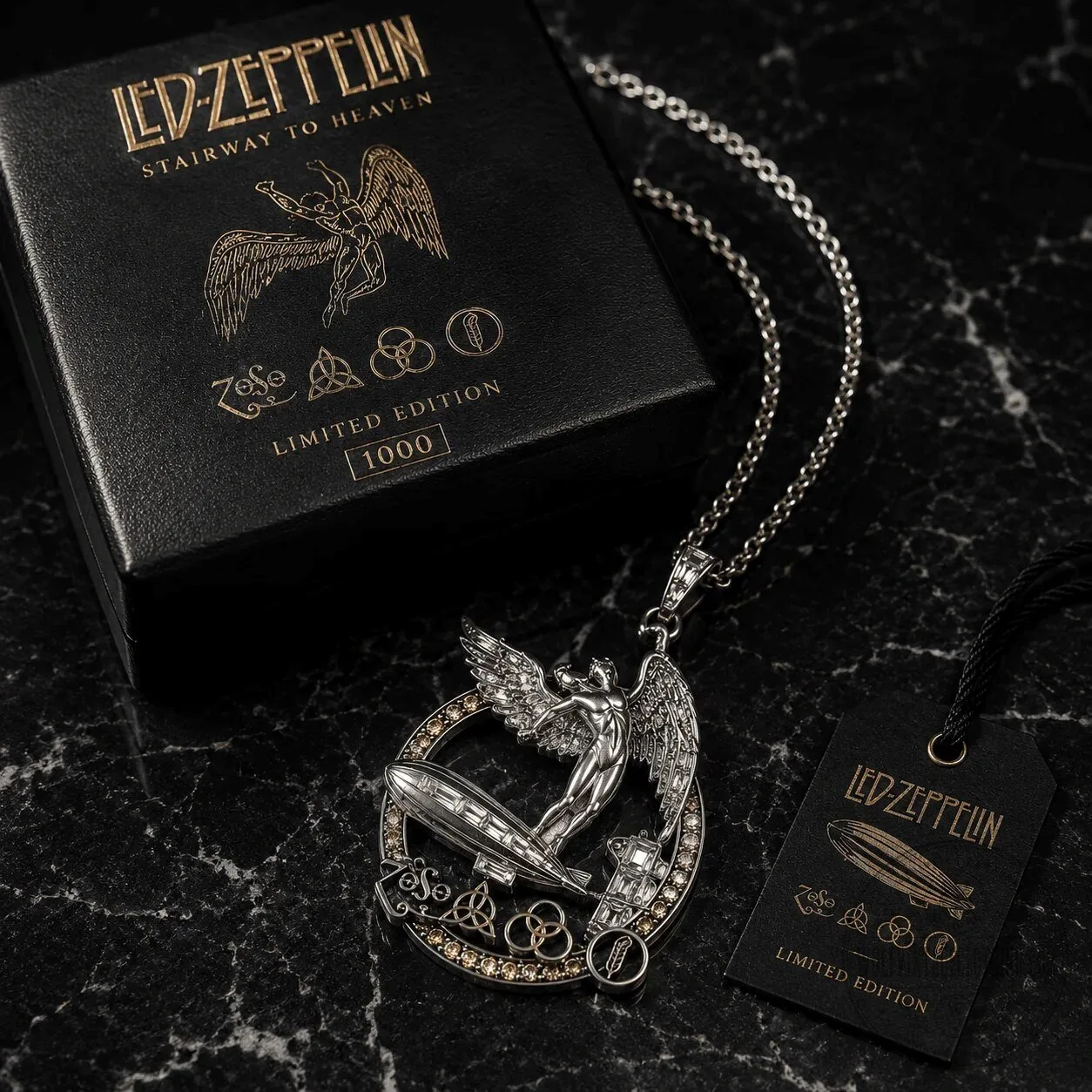 Led Zeppelin Stairway to Heaven Limited Edition Pendant Necklace