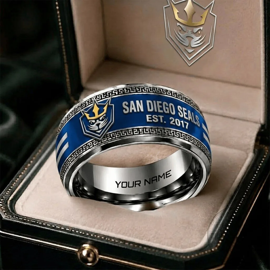 San Diego Seals National Lacrosse League Personalized Ring
