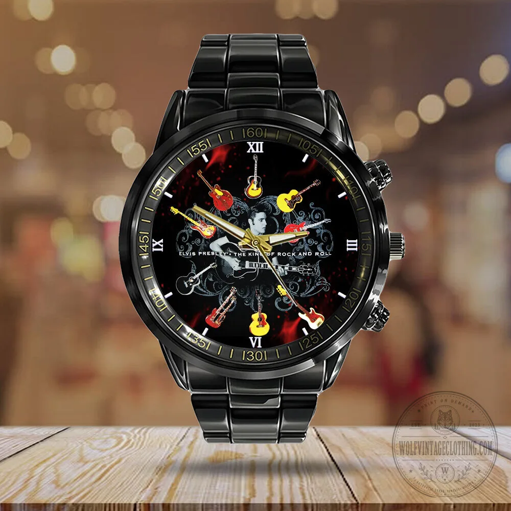 Elvis Presley The King of Rock and Roll Guitars Stainless Steel Watch 9 Elvis Presley The King of Rock and Roll Guitars Stainless Steel Watch