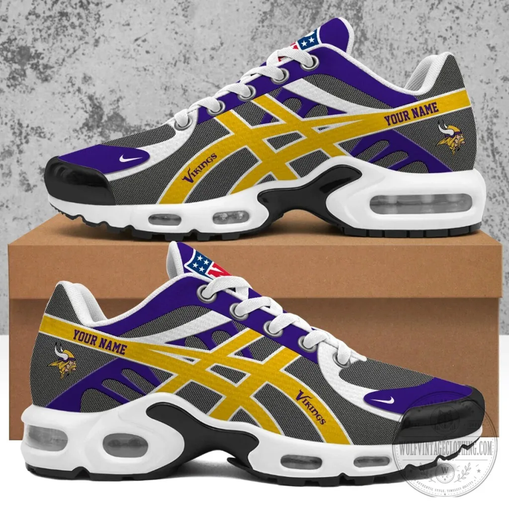 Personalized Minnesota Vikings Air Max Style Running Shoes Personalized Minnesota Vikings Air Max Style Running Shoes