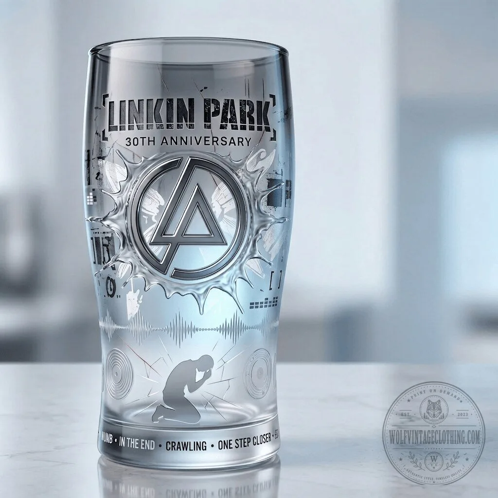 Linkin Park 30th Anniversary Commemorative Drinking Glass
