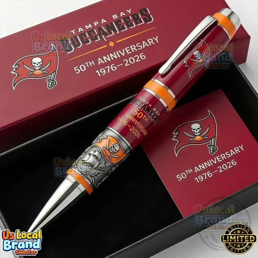Tampa Bay Buccaneers 50th Anniversary Limited Edition Rollerball Pen