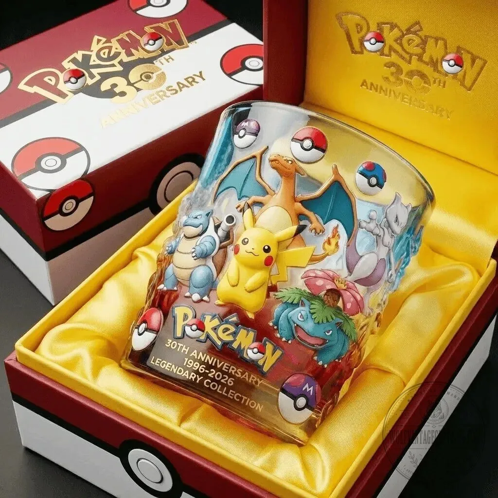 Legendary Collection Drinking Glass for Pokemon's 30th Anniversary