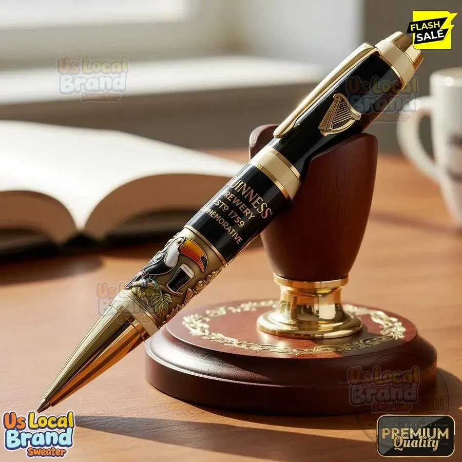 Guinness Brewery Established 1759 Commemorative Rollerball Pen with Toucan Design
