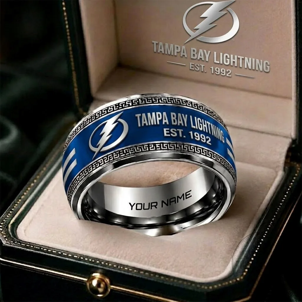 Tampa Bay Lightning National Hockey League Personalized Ring
