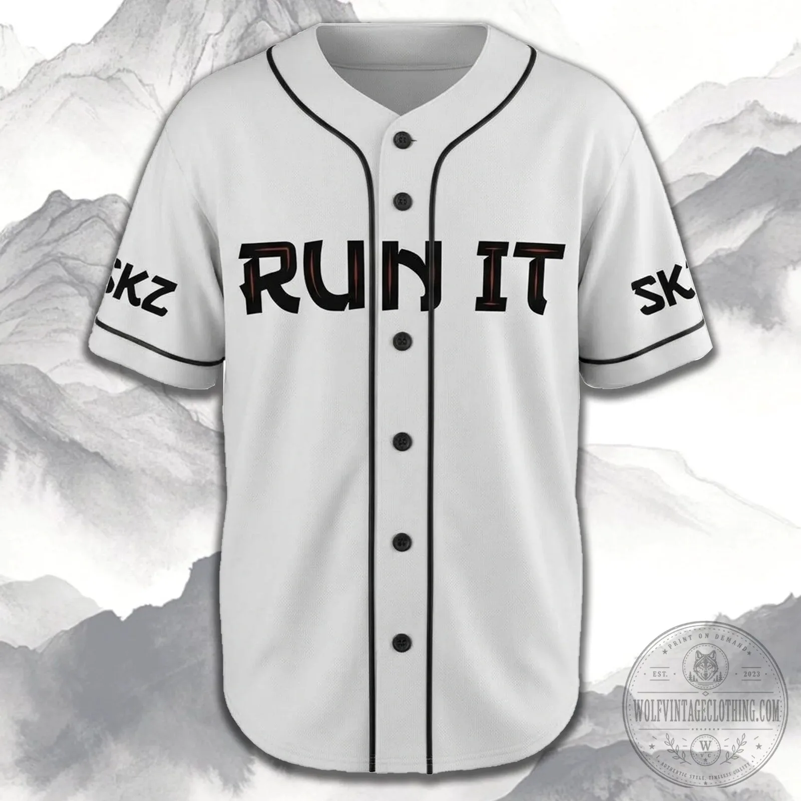 Stray Kids Run It K-Pop Music Group Baseball Jersey Streetwear Apparel 8 Stray Kids Run It K-Pop Music Group Baseball Jersey Streetwear Apparel