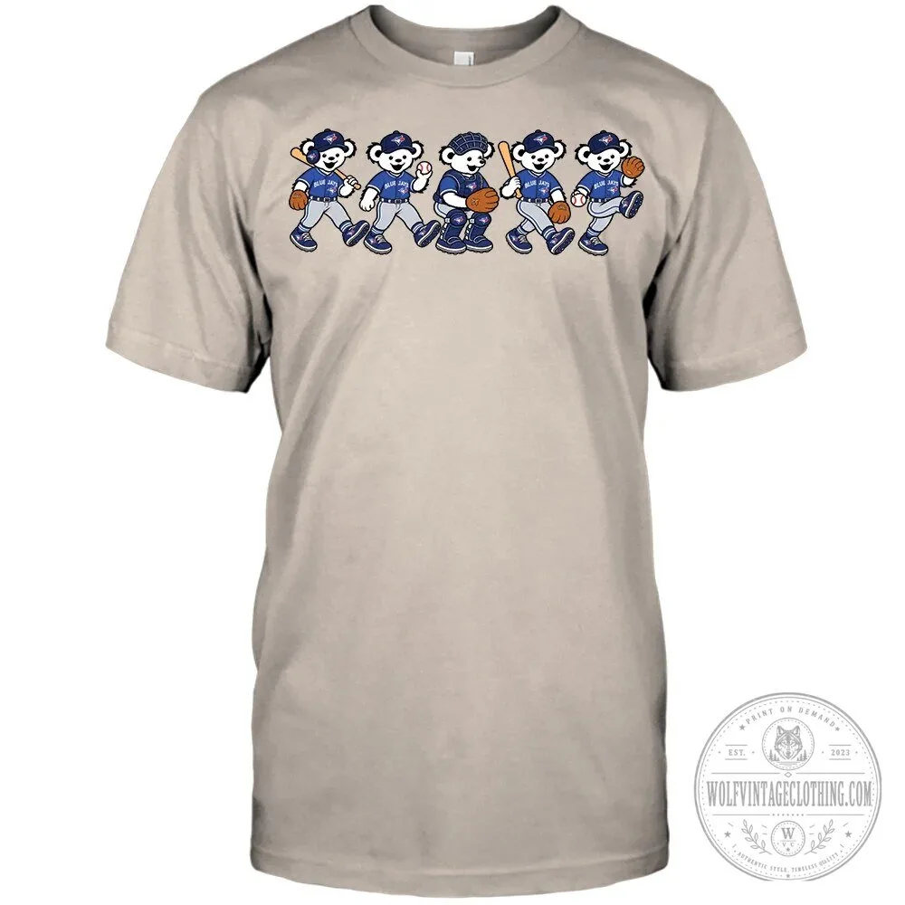 Toronto Blue Jays Shirt Grateful Dead Dancing Bears Rogers Center