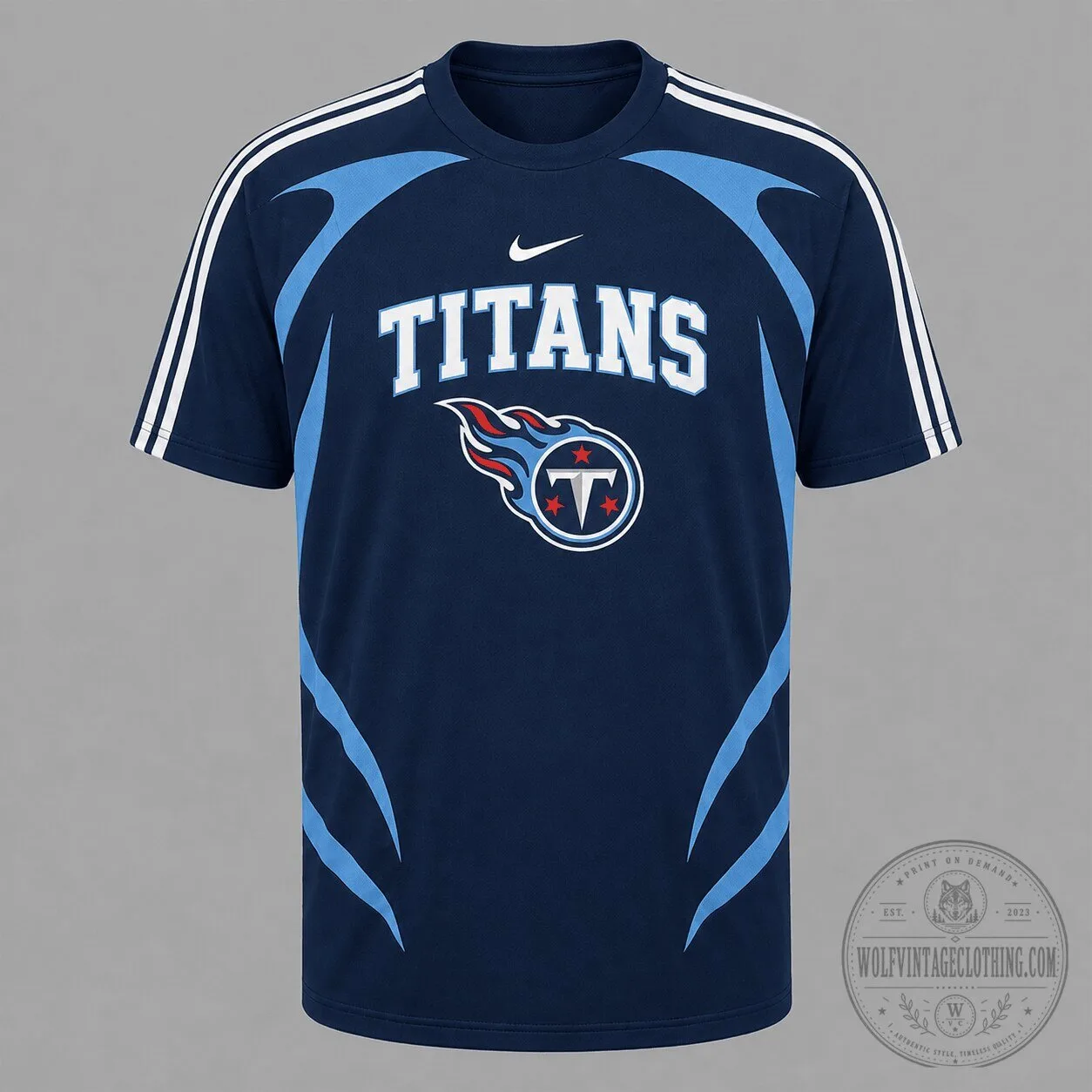 Tennessee Titans National Football League Men's Short Sleeve Graphic T-Shirt 5 Tennessee Titans National Football League Men