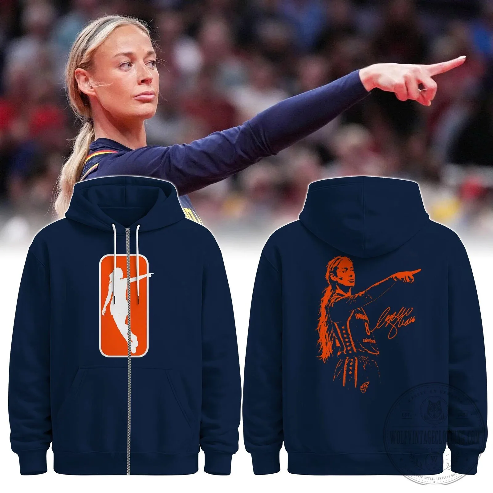 Sophie Full Zip Hoodie - Winning Games Is the Goal 1 Sophie Full Zip Hoodie - Winning Games Is the Goal
