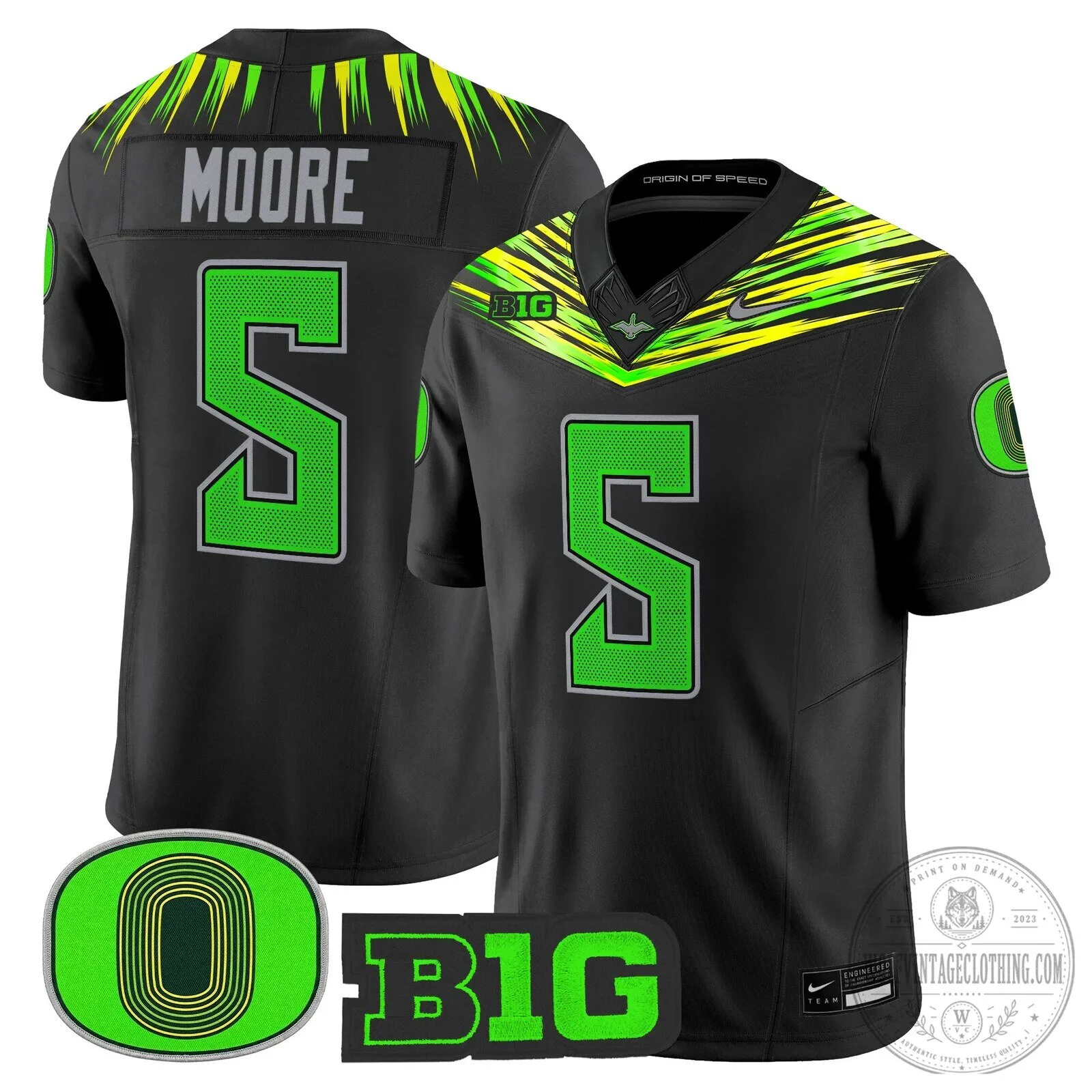 Oregon Ducks 2026 Origin of Speed Vapor Limited Football Jersey