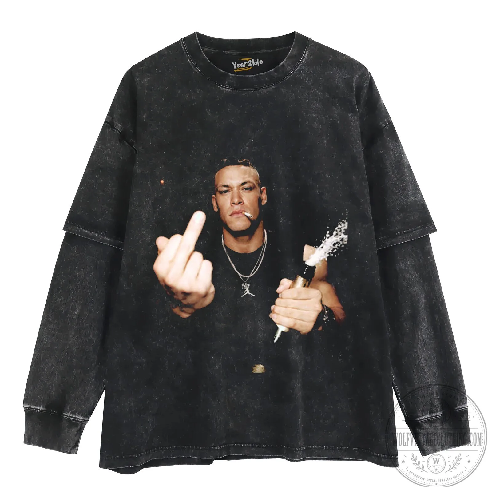 Aaron Judge Middle Finger Champagne Celebration Black T-Shirt 14 Aaron Judge Middle Finger Champagne Celebration Black T-Shirt