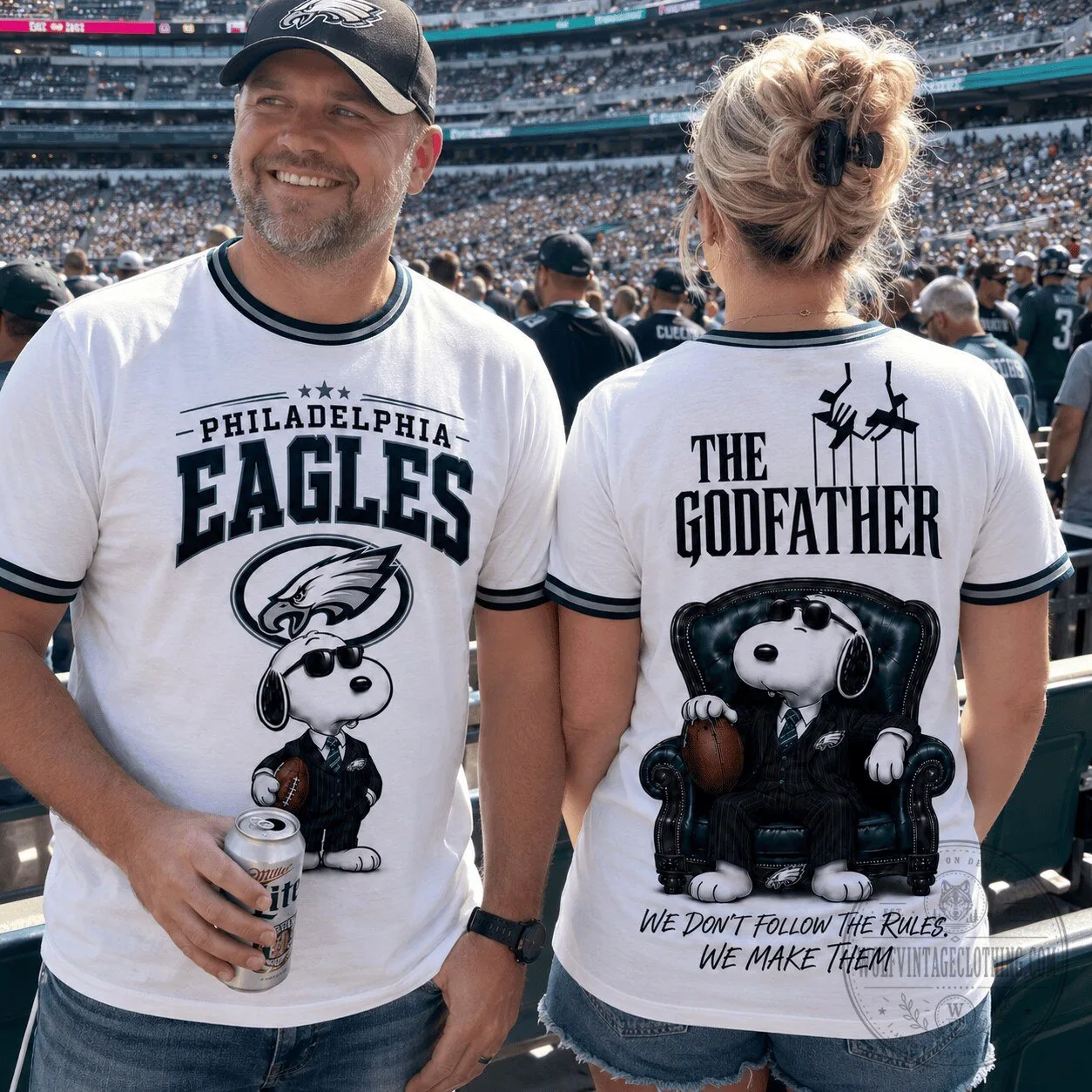 Philadelphia Eagles Football Snoopy The Godfather Funny T-Shirt