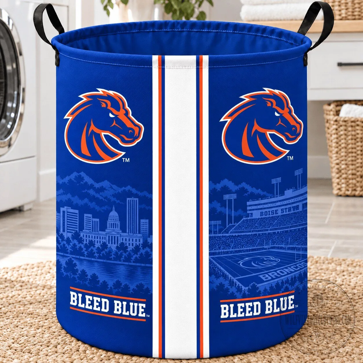 Boise State Broncos Football Fan Laundry Basket