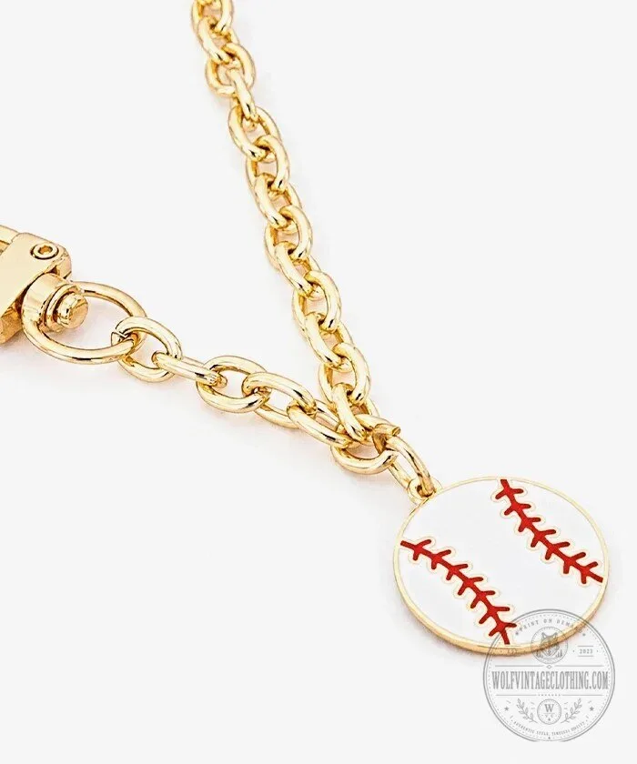 Arizona Diamondbacks Baseball Team Logo Gold Chain Charm Bracelet 16 Arizona Diamondbacks Baseball Team Logo Gold Chain Charm Bracelet