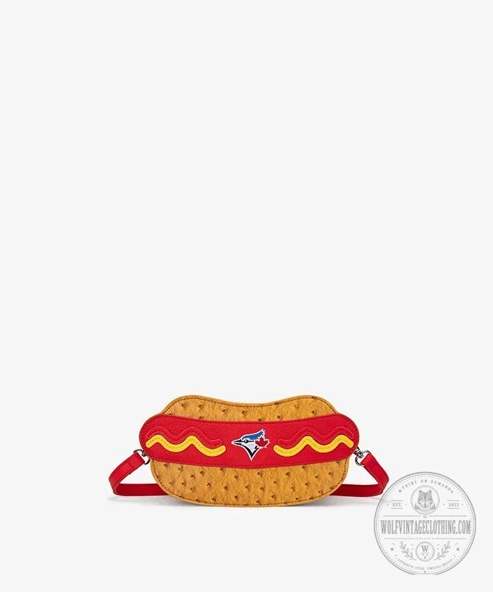 Toronto Blue Jays Hot Dog Shaped Crossbody Bag