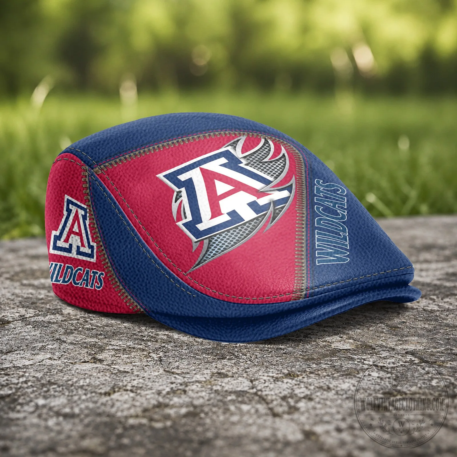 Arizona Wildcats NCAA Golf Flat Cap for Men and Women