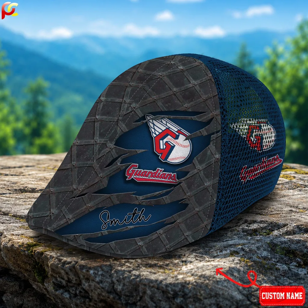 Cleveland Guardians Baseball Team Logo Personalized Ivy Cap Hat Cleveland Guardians Baseball Team Logo Personalized Ivy Cap Hat
