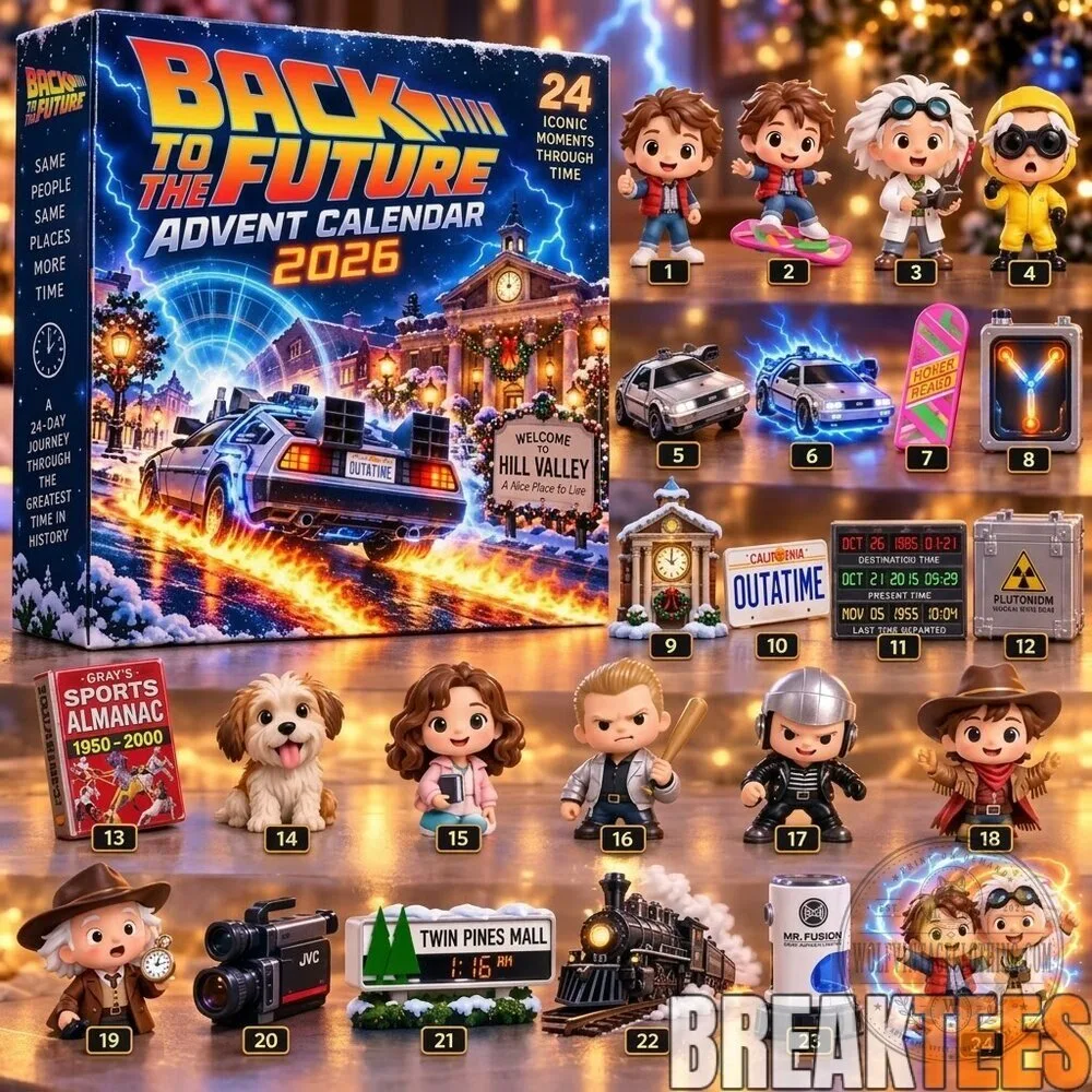 Back to the Future 2026 Advent Calendar with 24 Iconic Moments Figurines