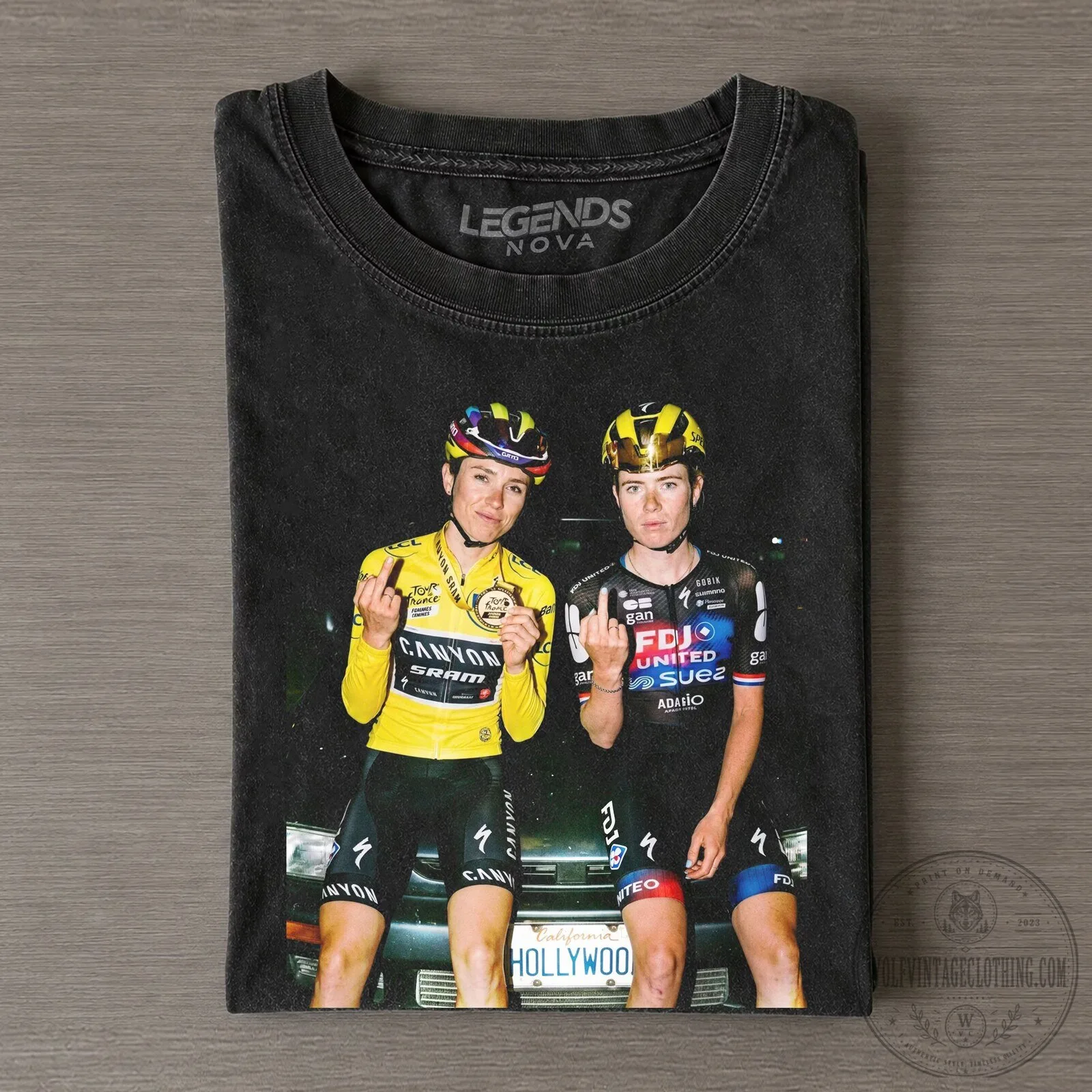 Kasia Niewiadoma Women's Cycling Tee for Tour de France Femmes