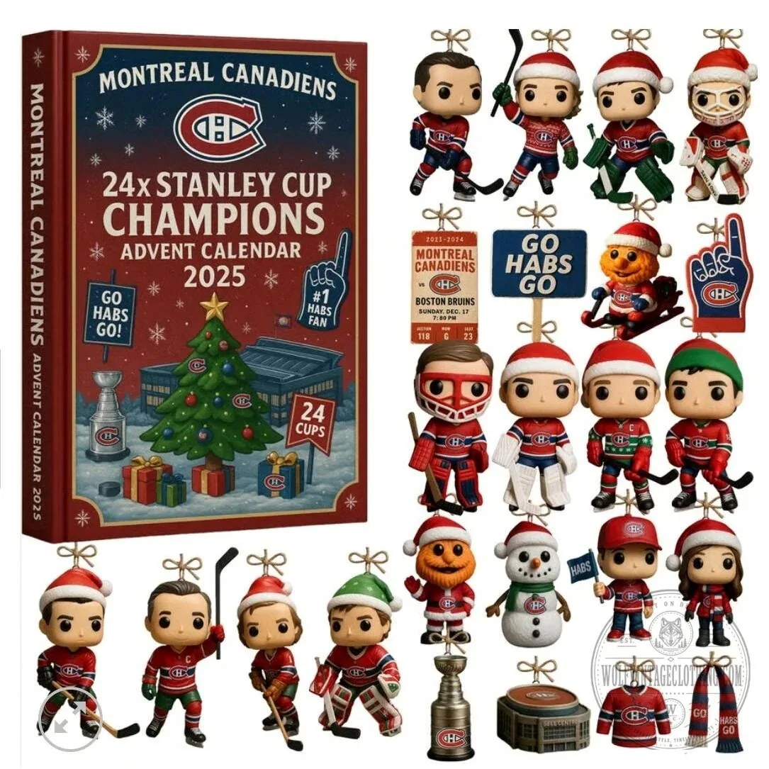 Montreal Canadiens Stanley Cup Champions Christmas Advent Calendar