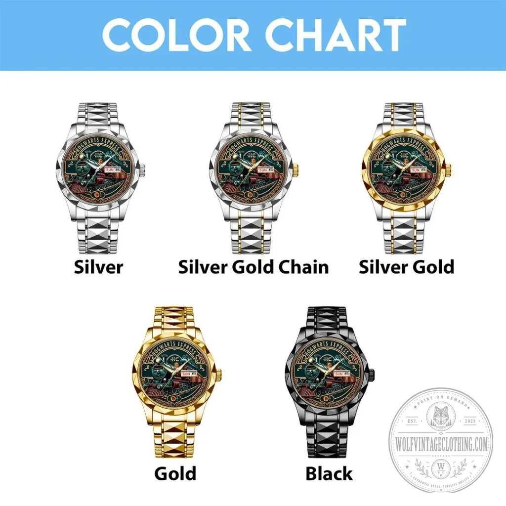 Harry Potter Hogwarts Express Kings Cross Station Luxury Quartz Watch 13 Harry Potter Hogwarts Express Kings Cross Station Luxury Quartz Watch