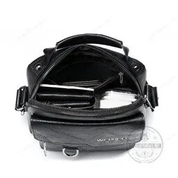 Hyundai Custom Name Since 1967 Black Leather Crossbody Bag 13 Hyundai Custom Name Since 1967 Black Leather Crossbody Bag