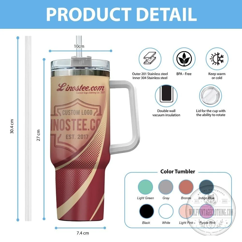 Fiat Car Logo Personalized Name Red Black Tumbler with Handle 7 Fiat Car Logo Personalized Name Red Black Tumbler with Handle