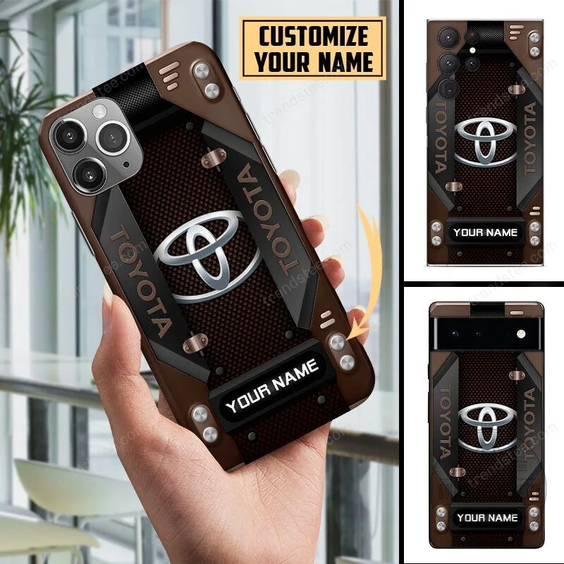 Toyota Custom Name Blue Carbon Fiber Style Personalized Phone Case 18 Toyota Custom Name Blue Carbon Fiber Style Personalized Phone Case