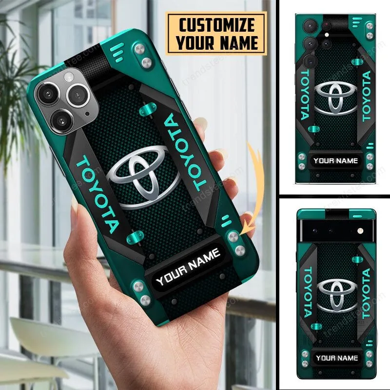 Toyota Custom Name Blue Carbon Fiber Style Personalized Phone Case 19 Toyota Custom Name Blue Carbon Fiber Style Personalized Phone Case