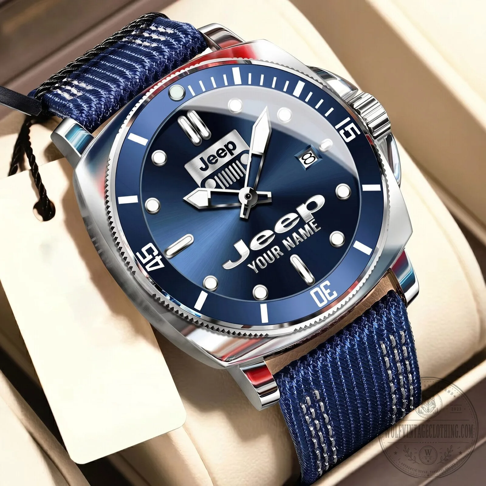 Jeep Red Dial Custom Name Luxury Sport Watch for Men 17 Jeep Red Dial Custom Name Luxury Sport Watch for Men