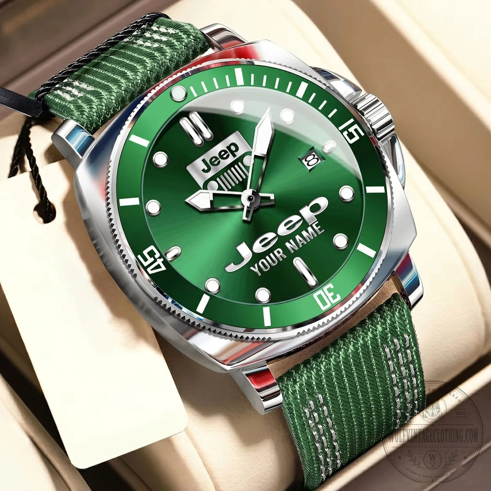 Jeep Red Dial Custom Name Luxury Sport Watch for Men 18 Jeep Red Dial Custom Name Luxury Sport Watch for Men