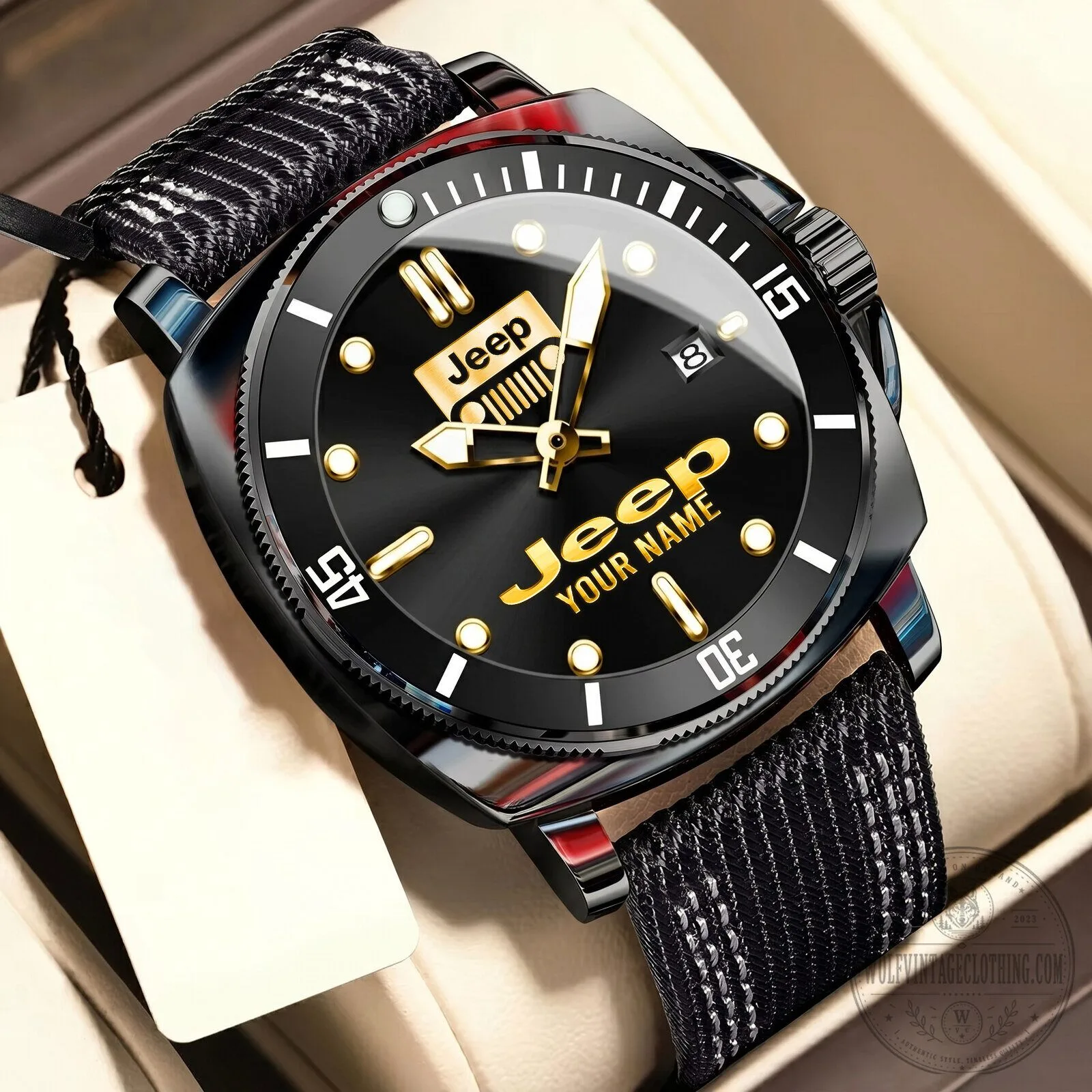 Jeep Red Dial Custom Name Luxury Sport Watch for Men 19 Jeep Red Dial Custom Name Luxury Sport Watch for Men