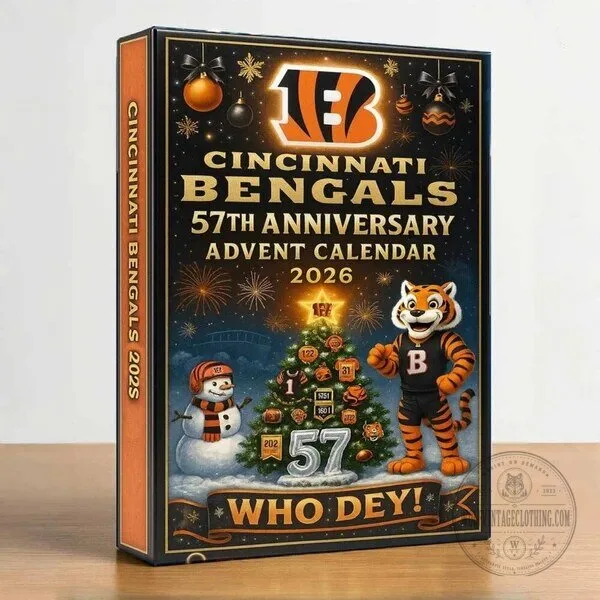 Cincinnati Bengals 57th Anniversary Advent Calendar 2026 Christmas Countdown 9 Cincinnati Bengals 57th Anniversary Advent Calendar 2026 Christmas Countdown