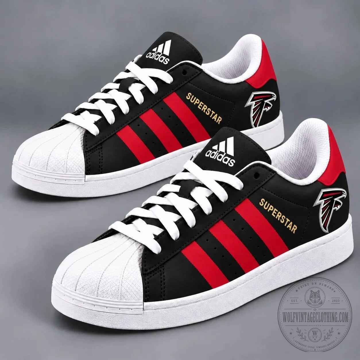 Atlanta Falcons National Football League Superstar Shoes