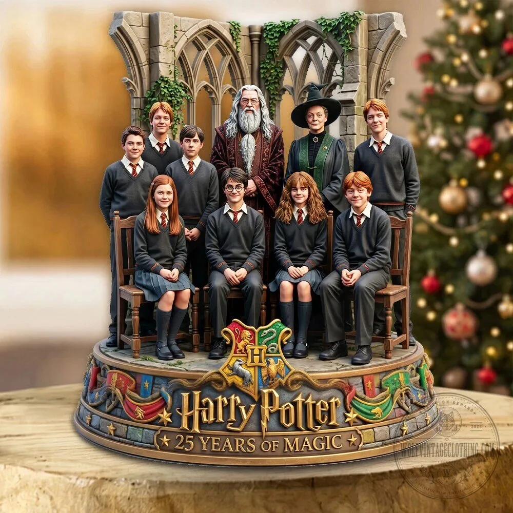 Harry Potter 25 Years of Magic Hogwarts Cast Commemorative Acrylic Plaque 1 Harry Potter 25 Years of Magic Hogwarts Cast Commemorative Acrylic Plaque