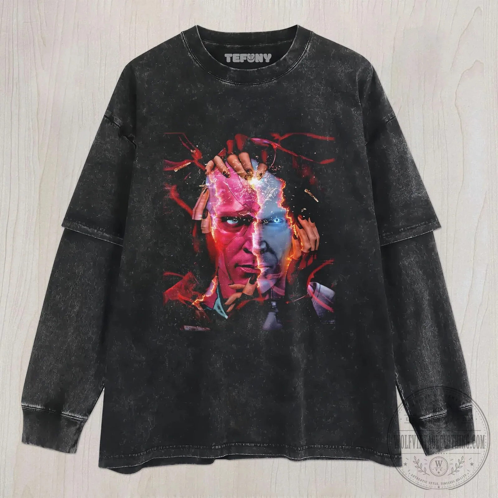 Scarlet Witch and Vision Marvel Comics Superhero Graphic T-Shirt 11 Scarlet Witch and Vision Marvel Comics Superhero Graphic T-Shirt
